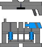 2.注塑模具開模動作演示