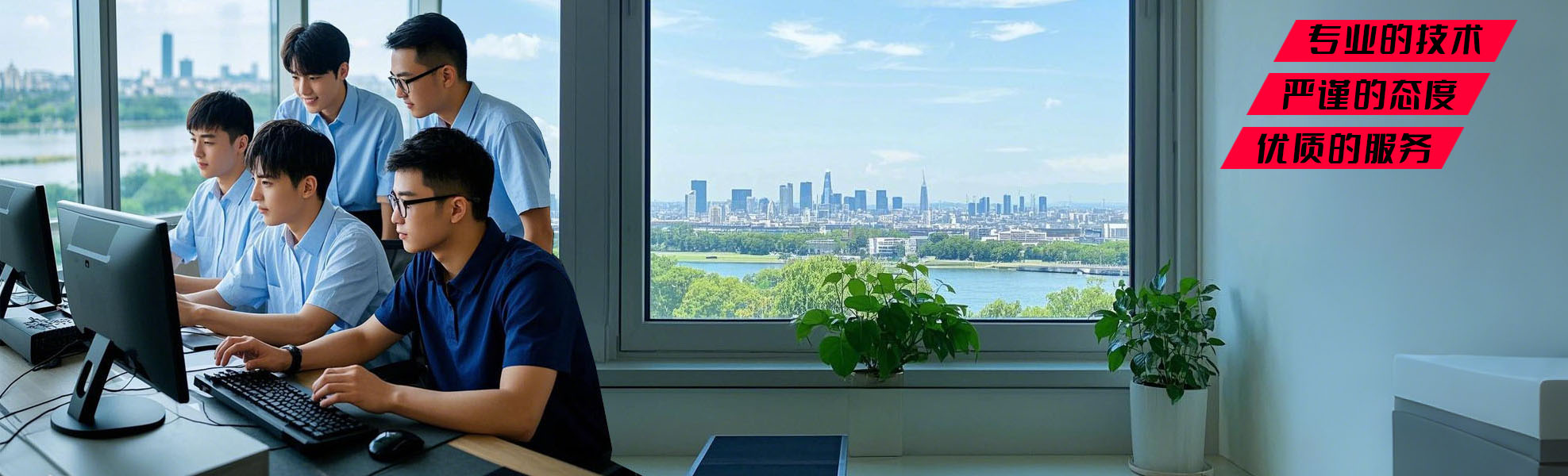 專(zhuān)業(yè)的技術(shù)，嚴(yán)謹(jǐn)?shù)膽B(tài)度，優(yōu)質(zhì)的服務(wù)