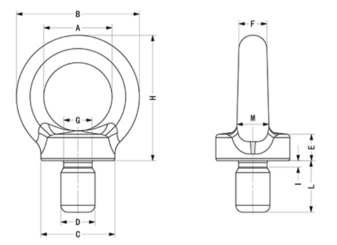 吊環(huán)尺寸示意圖
